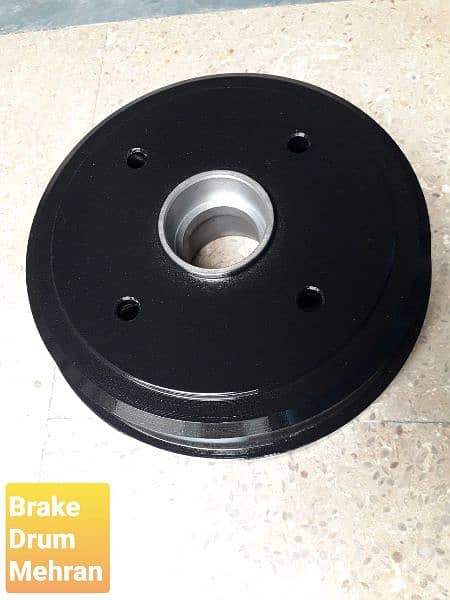 Mehran Brake Wheel Drum and Disk Brake Plate (Premium) 0