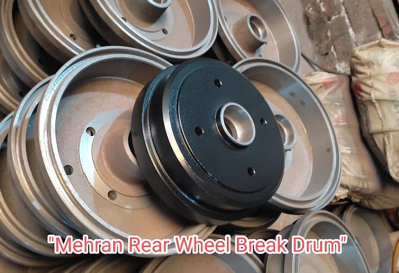 Mehran Brake Wheel Drum and Disk Brake Plate (Premium) 1