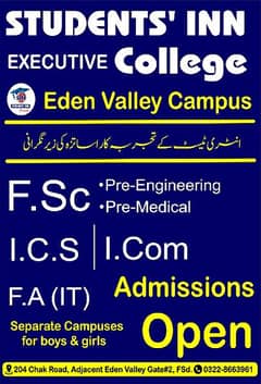 Admissions Open know