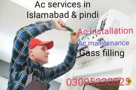 Ac installation ac maintenance ac gas filling ac service ac