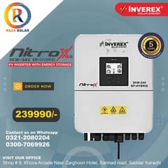 Inverex Nitrox 3KW Hybrid Single Phase
