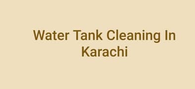 deep tank water tank cleaning