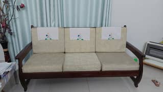 5 seater sofa set (one 3 seater sofa, two 1 seaters)