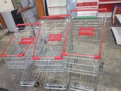 Shopping Trolleys/ Cart/ Baskets/ Cash Counters/ wall rack/ Store rack