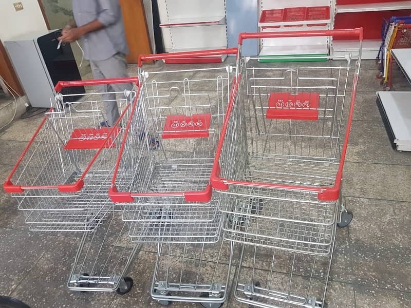 Basket / Shopping Baskets/ shops Trolleys/ Cash Counters/ wall rack 1