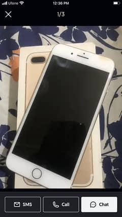 Iphone 7plus PTA Approved with box 128 GB10 by 10 Battery 100%