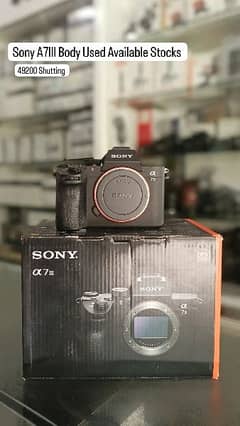 Sony A7iii body Used Available