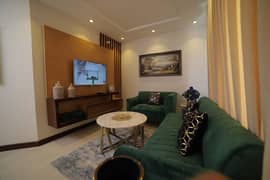 Luxury apartments in Sector A of Bahria Town Lahore are available through installment plans.