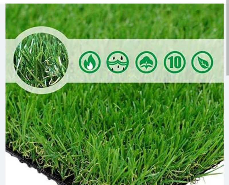 Artificial grass (10 and 20mm)in wholesale rate rs. 80 and 95 sqr fit 3