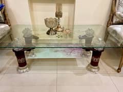 beautiful glass central table