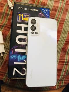 Infinix Hot12 with Box charger