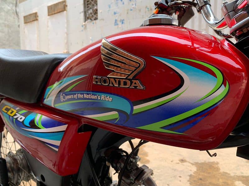 honda cd 70 2024 model urgent sale 4