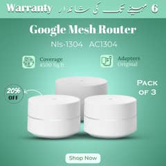 Google WiFi Mesh Router System NLS-1304 AC1200 (With Box)