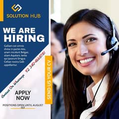 Hiring Male And Female Staff For Call Center Surge Need