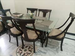 6 chair dining table for sale