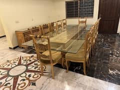 Dining Table / Luxury Dining Table / 12 Chair Dining Table