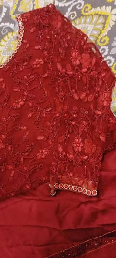 saree net blouse and silk saree