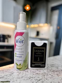 Veet Hair Removal Spray + Free janan pocket perfume