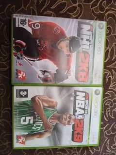 NBA  2K9 AND NHL 2K8 BRAND NEW