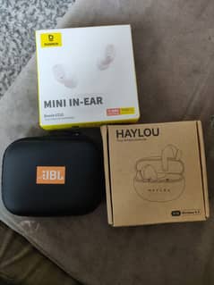 Baseus, JBL , Haylou wireless earbuds/ Bluetooth headphones
