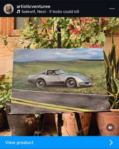 Corvette 1922 Acrylic Painting