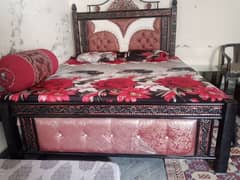 1 one double bed +sofa set+1 table with 2small table for sale