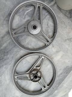 Set of Alloy Rims for 70cc Bike