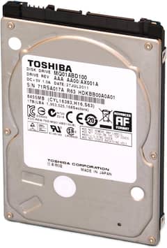 Toshiba laptop hard drive 320GB Rs. 2000