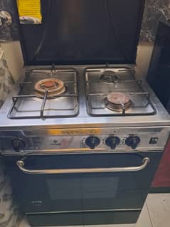 3 Burner Cooking Range + Baking Oven