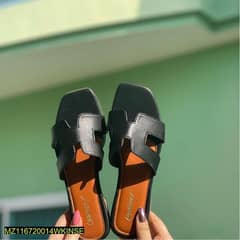 Black Rexene slippers for women