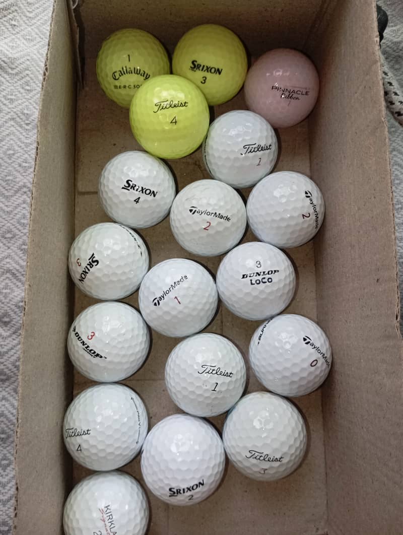 Srixon, Titleist, DUNLOP, TaylorMade, Nike golf balls available 0