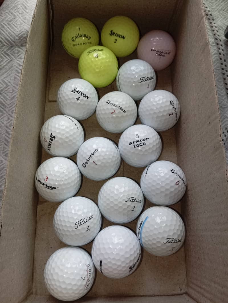 Srixon, Titleist, DUNLOP, TaylorMade, Nike golf balls available 1