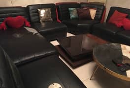 Imported sofa set original condition leather