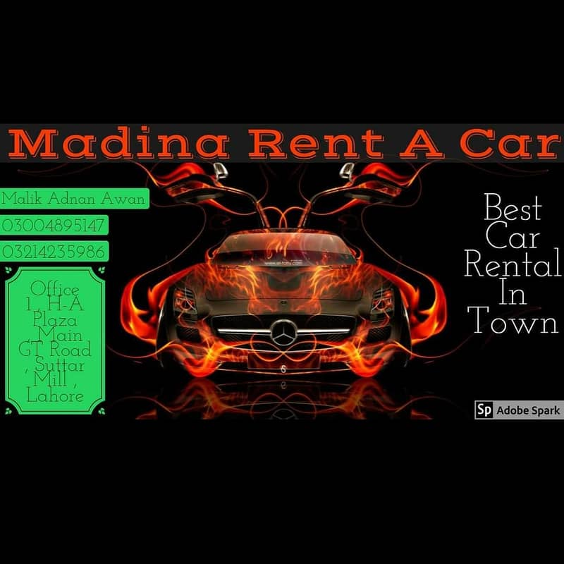 Rent a car in lahore , self drive and with driver , Car rental 0