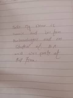 hand writing assignment