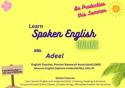 Online Spoken English Course - Learn English with Adeel