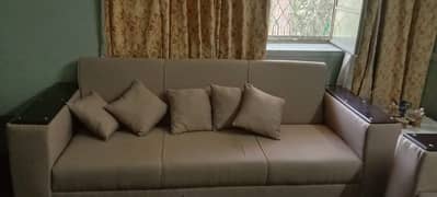 sofaset (beige) with cushions