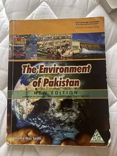 The Environment of Pakistan Geographt Book by Huma Naz Sethi