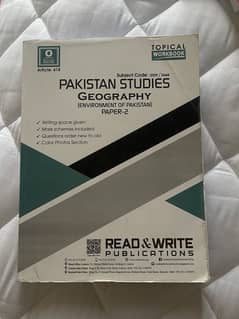 Topical Workbook Pak Studies Geography P2 by Read & Write PUBLICATIONS
