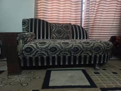 Wooden Sofa Set with Dewan for Sale