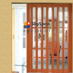 PVC IMPORTED FOLDING SHUTTER DOOR BEST FOR SEPARATION AND PARTITON 0