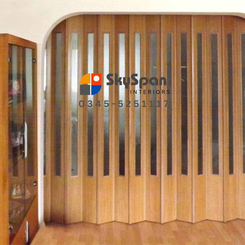 PVC IMPORTED FOLDING SHUTTER DOOR BEST FOR SEPARATION AND PARTITON 3