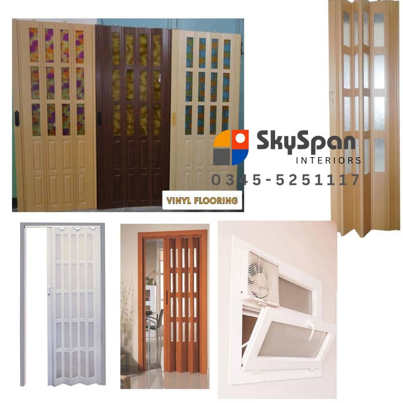 PVC IMPORTED FOLDING SHUTTER DOOR BEST FOR SEPARATION AND PARTITON 4