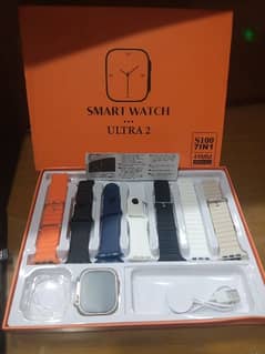 Smart Watch S100 with 7 in 1 Straps
