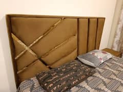 Brass Bed set / side table