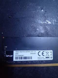 Lexar DDR4 16gb 3200AA