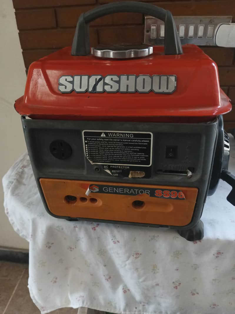 Sun Show 800 Watts Generator For Sale 2 Stroke 0