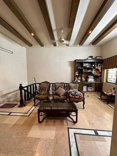 Portion for rent on vip location extention 2bed tv lounge drawing room 3bath pani boring 24 hours bijli gas sab available hai