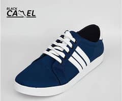 Black camel sneakers for Men blue shoes