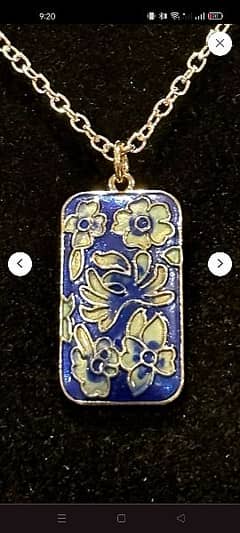 antique Florence flower gold necklace.
